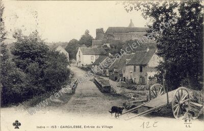 Carte postale ancienne Gargilesse — Gargilesse-Dampierre (Indre)