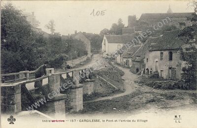 Carte postale ancienne Gargilesse — Gargilesse-Dampierre (Indre)