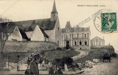 Carte postale ancienne Neuvy-Pailloux