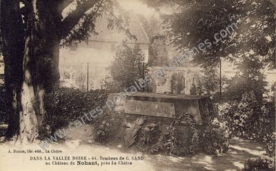 Carte postale ancienne Nohant — Nohant-Vic (Indre)