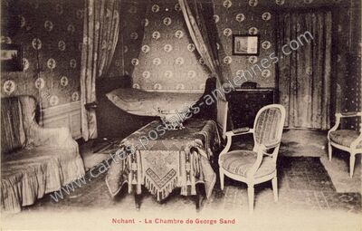 Carte postale ancienne Nohant — Nohant-Vic (Indre)