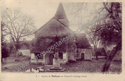 Carte postale ancienne Nohan — Nohant-Vic (Indre)