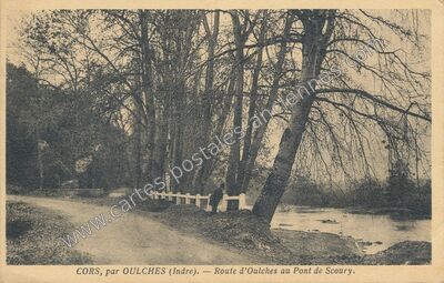 Carte postale ancienne Cors — Oulches (Indre)
