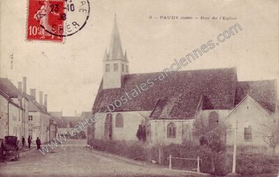 Carte postale ancienne Paudy
