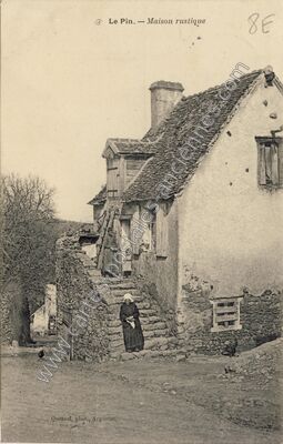 Carte postale ancienne Le Pin — Badecon-le-Pin (Indre)