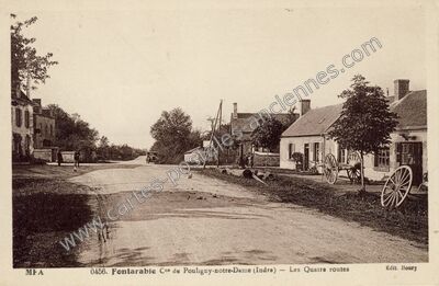 Carte postale ancienne Pouligny-Notre-Dame