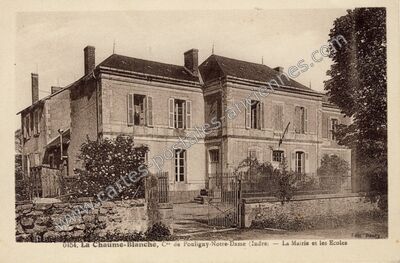 Carte postale ancienne La Chaume Blanche — Pouligny-Notre-Dame (Indre)