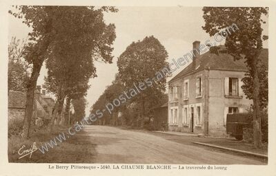 Carte postale ancienne La Chaume Blanche — Pouligny-Notre-Dame (Indre)