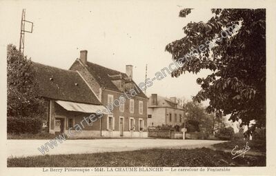 Carte postale ancienne La Chaume Blanche — Pouligny-Notre-Dame (Indre)