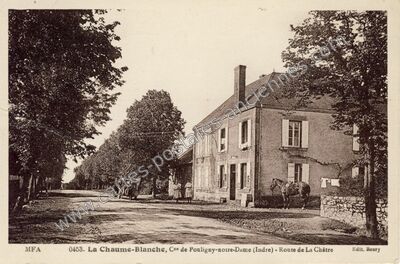 Carte postale ancienne La Chaume Blanche — Pouligny-Notre-Dame (Indre)
