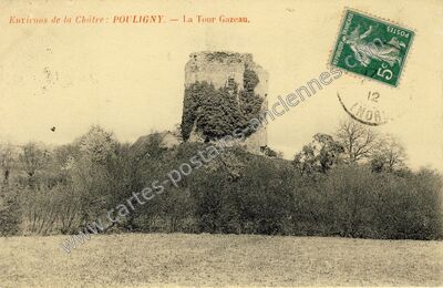 Carte postale ancienne La Tour Gazeau — Pouligny-Saint-Martin (Indre)