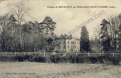 Carte postale ancienne Pouligny-Saint-Pierre