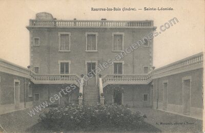 Carte postale ancienne Sainte-Léonide — Rouvres-les-Bois (Indre)