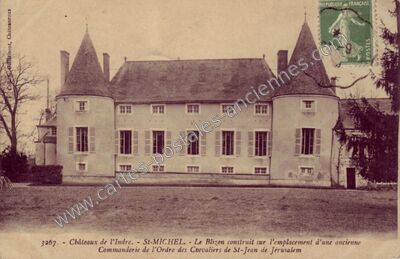 Carte postale ancienne St Michel — Saint-Michel-en-Brenne (Indre)