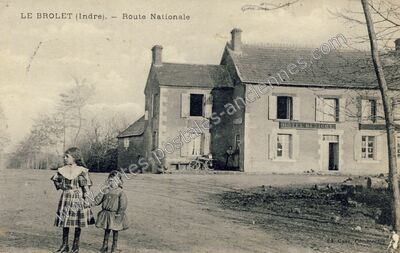 Carte postale ancienne Le Brolet — Sazeray (Indre)