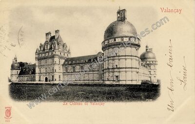 Carte postale ancienne Chateau de Valencay — Valençay (Indre)