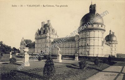 Carte postale ancienne Chateau de Valencay — Valençay (Indre)