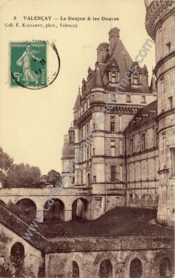 Carte postale ancienne Valencay ch — Valençay (Indre)