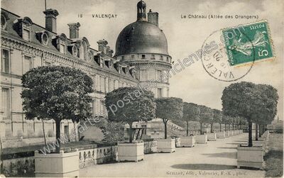 Carte postale ancienne Valencay ch — Valençay (Indre)