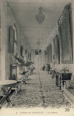 Carte postale ancienne Valencay ch — Valençay (Indre)