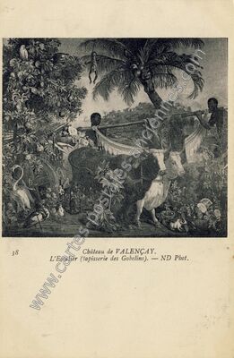 Carte postale ancienne Valencay ch — Valençay (Indre)