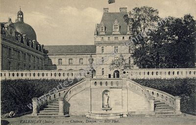 Carte postale ancienne Valencay ch — Valençay (Indre)