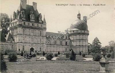 Carte postale ancienne Valencay ch — Valençay (Indre)