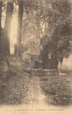Carte postale ancienne Villedieu-sur-Indre
