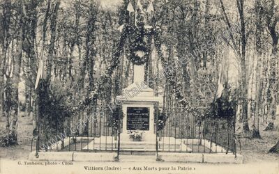 Carte postale ancienne Villiers