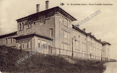 Carte postale ancienne Argenton — Argenton-sur-Creuse (Indre)