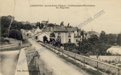 Carte postale ancienne Argenton — Argenton-sur-Creuse (Indre)