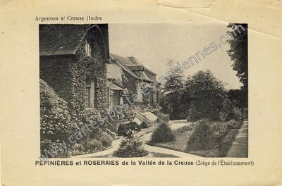 Carte postale ancienne Argenton — Argenton-sur-Creuse (Indre)
