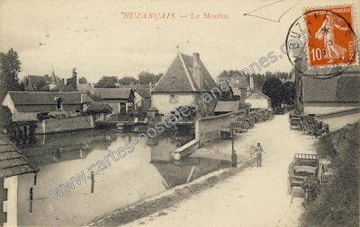 Carte postale ancienne Le Moulin — Buzançais (Indre)
