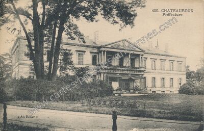 Carte postale ancienne Préfecture — Châteauroux (Indre)