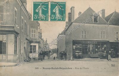 Carte postale ancienne Neuvy-Saint-Sépulchre