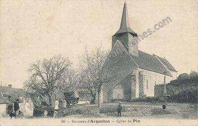 Carte postale ancienne Le Pin — Badecon-le-Pin (Indre)