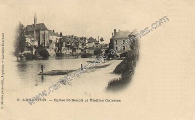 Carte postale ancienne Argenton — Argenton-sur-Creuse (Indre)