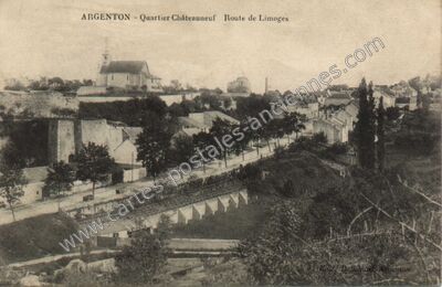 Carte postale ancienne Argenton — Argenton-sur-Creuse (Indre)