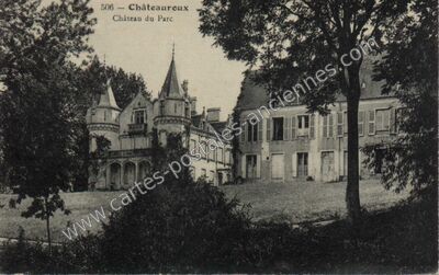 Carte postale ancienne Château du Parc — Châteauroux (Indre)