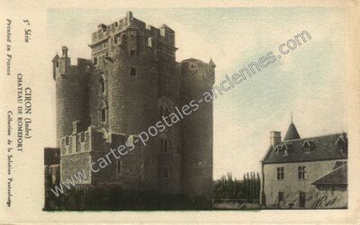 Carte postale ancienne Chateau de Ciron — Ciron (Indre)