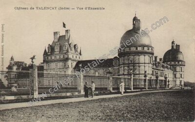 Carte postale ancienne Chateau de Valencay — Valençay (Indre)