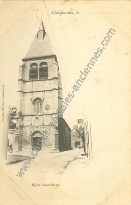 Carte postale ancienne Eglise Saint-Martial — Châteauroux (Indre)
