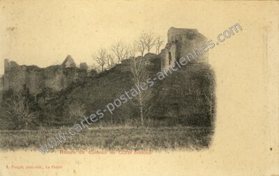 Carte postale ancienne Chateau de Cluis Dessous — Cluis (Indre)