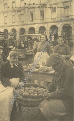 Carte postale ancienne Types Toulousains — Non Localisée (Haute-Garonne)