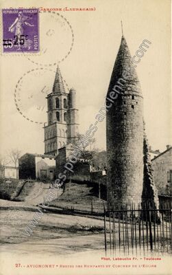 Carte postale ancienne Avignonet — Avignonet-Lauragais (Haute-Garonne)