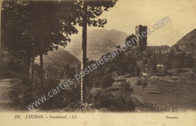 Carte postale ancienne Castelvieil — Bagnères-de-Luchon (Haute-Garonne)