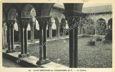 Carte postale ancienne Le Cloître — Saint-Bertrand-de-Comminges (Haute-Garonne)