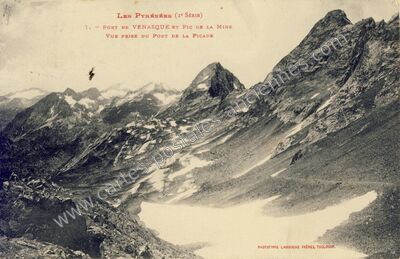 Carte postale ancienne Port de Venasque — Bagnères-de-Luchon (Haute-Garonne)