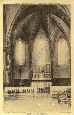 Carte postale ancienne St Avit Frandat — Montberon (Haute-Garonne)