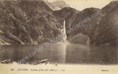Carte postale ancienne Lac d'Oo — Oô (Haute-Garonne)